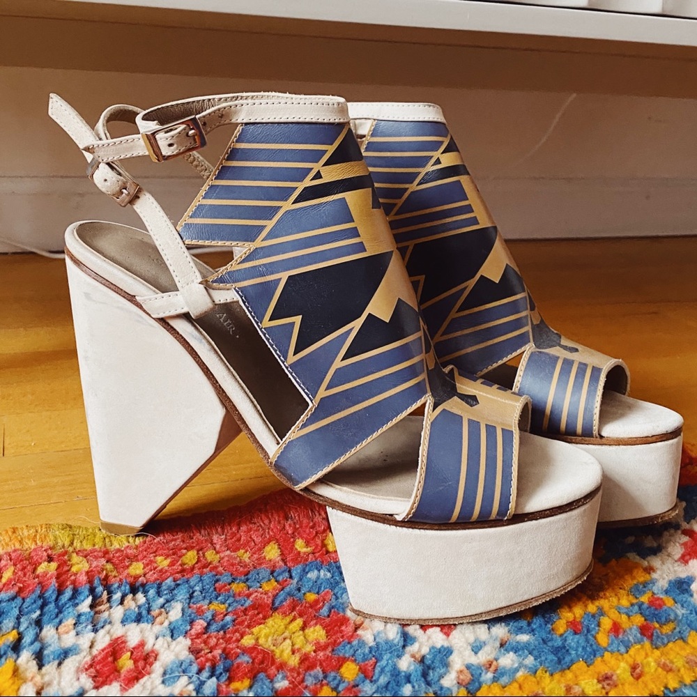 Surface to Air Art Deco Platform Sandals